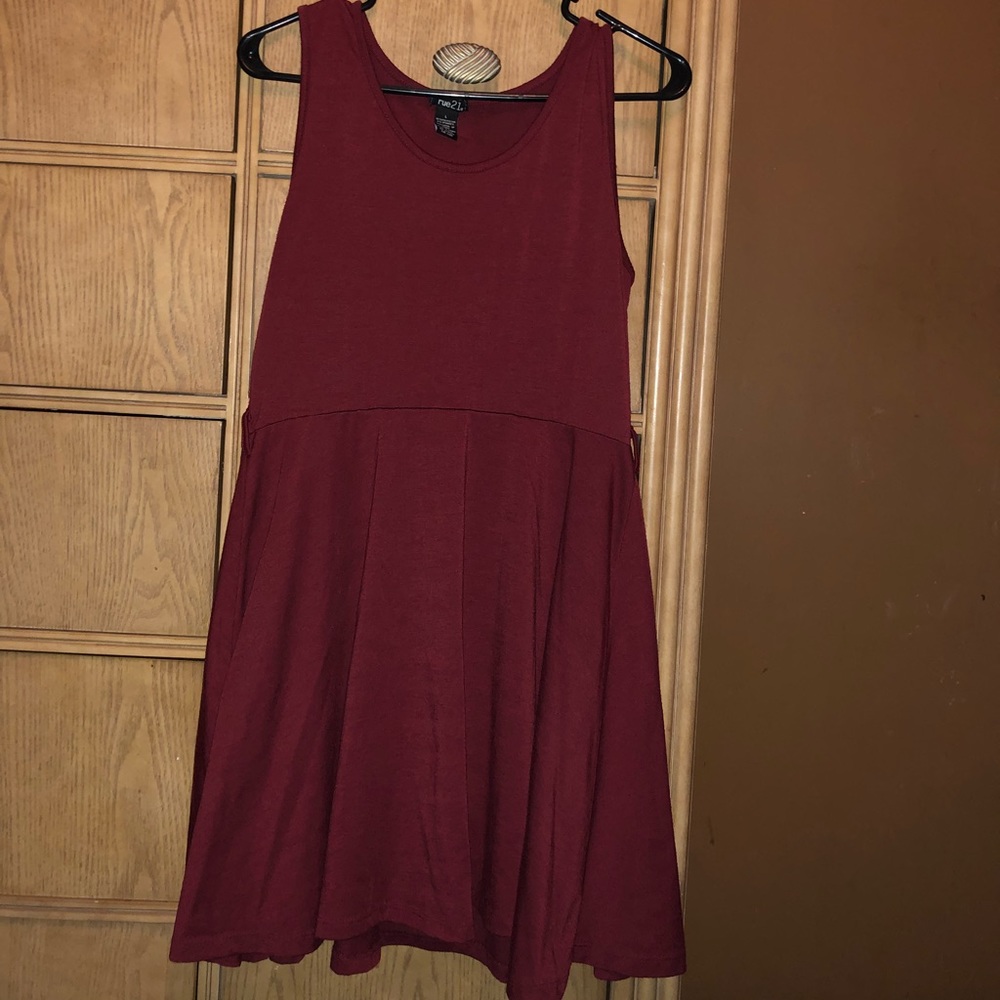 Rue21 Dark Red Mini Dress